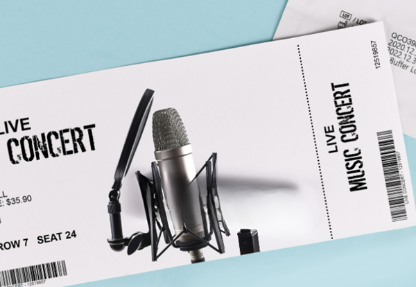 Gift Ideas for a Teenage Boyfriend-Concert Ticket